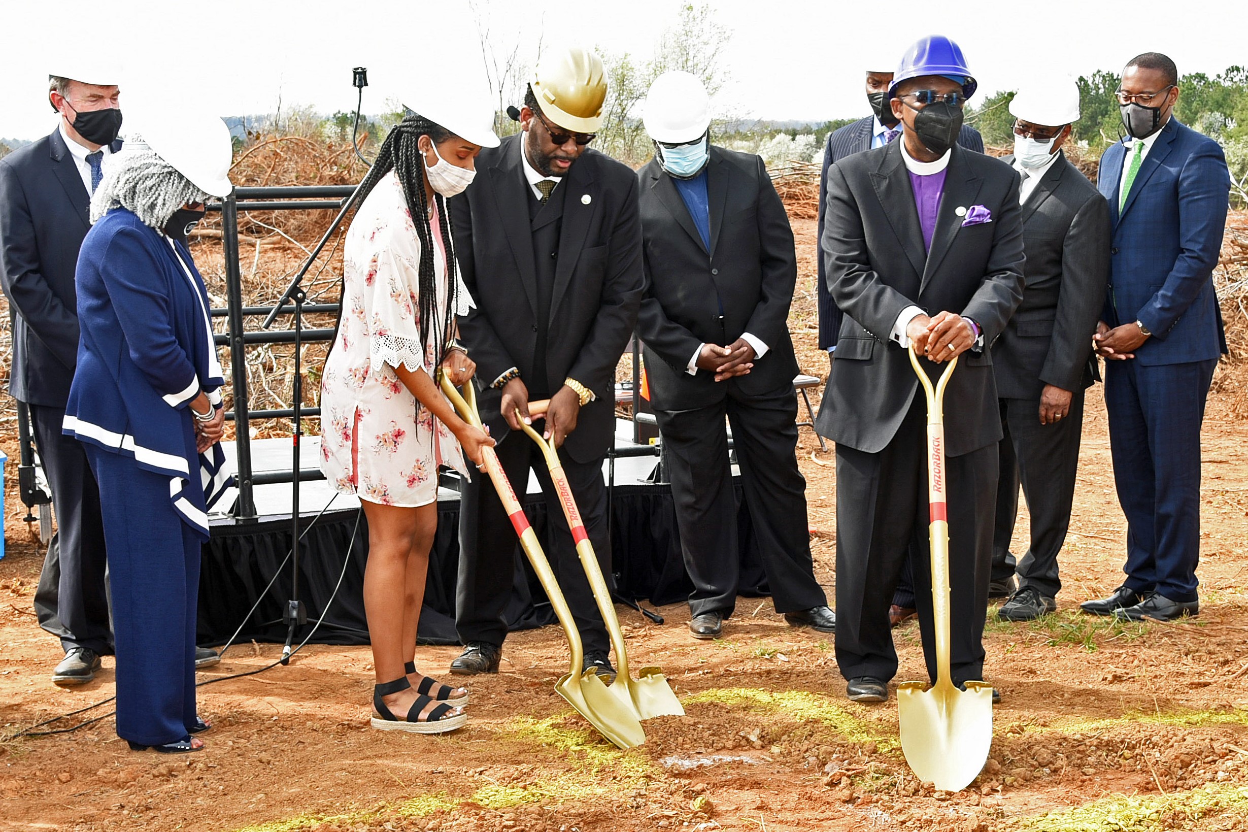Groundbreaking for the New St. John AME Church Edifice