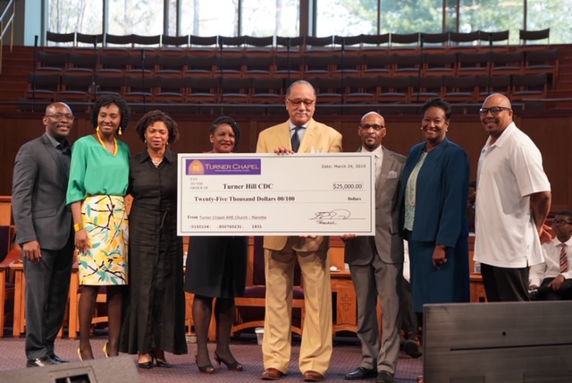 Turner Chapel, Marietta Donates $25,000 to Turner Hill CDC