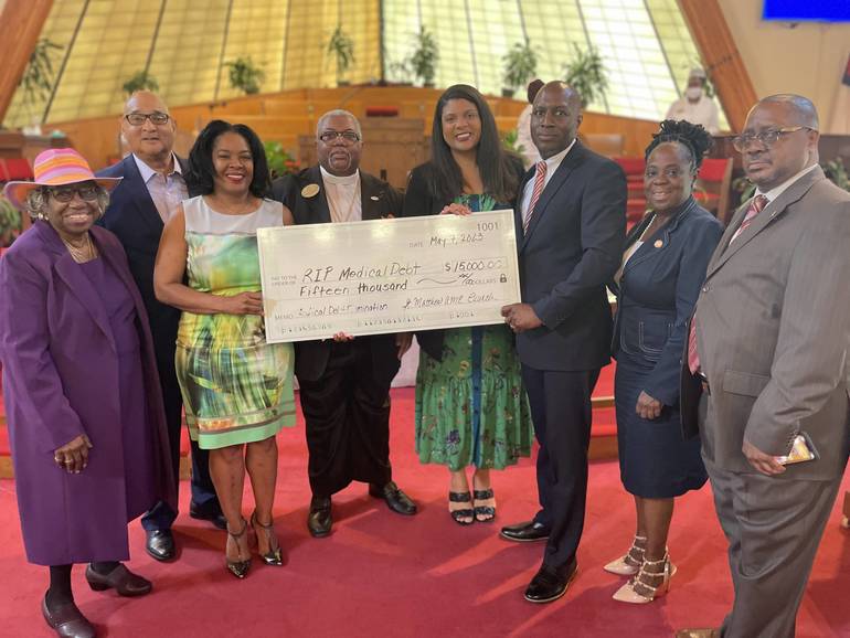 St. Matthew Church, Orange, New Jersey, set to present sizeable donation to RIP Medical Debt   