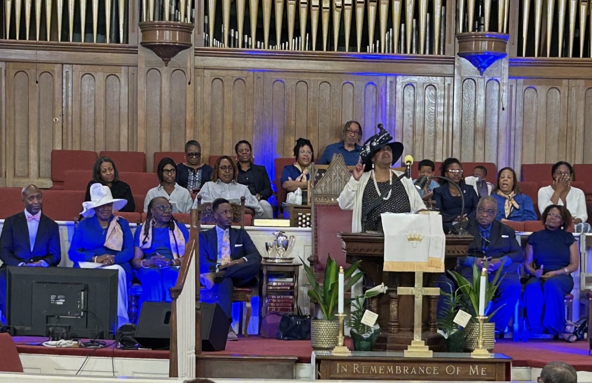 Remembering Our Heritage, Shaping Our Future: Sixth Episcopal District Lay President Alfreda Brooks Delivers Inspiring Lay Day Message at Historic Big Bethel AME Church