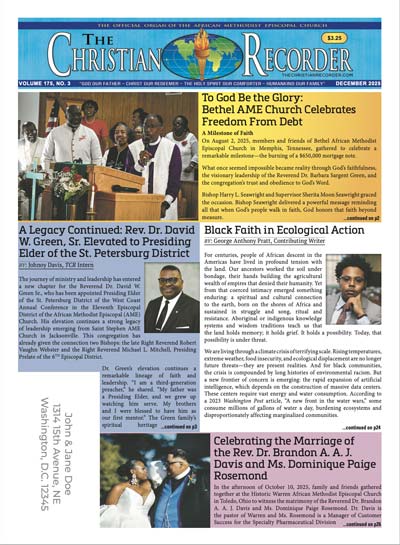 The Christian Recorder Print Newsletter